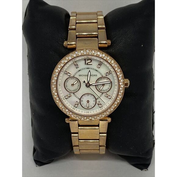 Michael Kors Parker MK5616 Womens Stainless Steel Analog Dial Quartz Watch MP872 - Picture 1 of 12